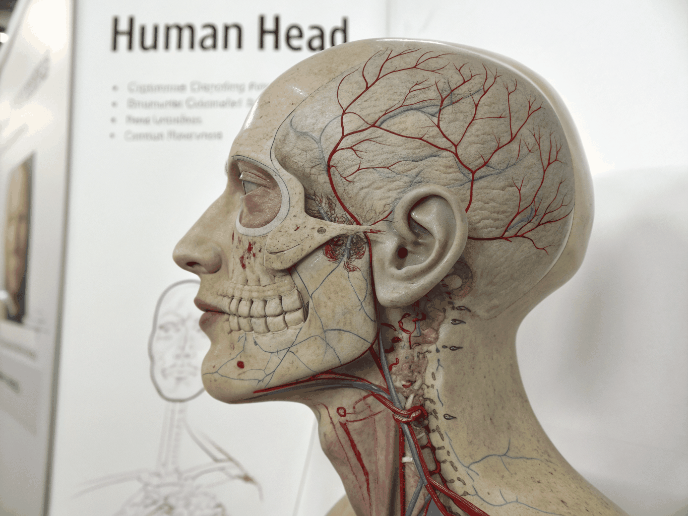 Detailed aesthetic anatomical charts illustrating facial and skin layers